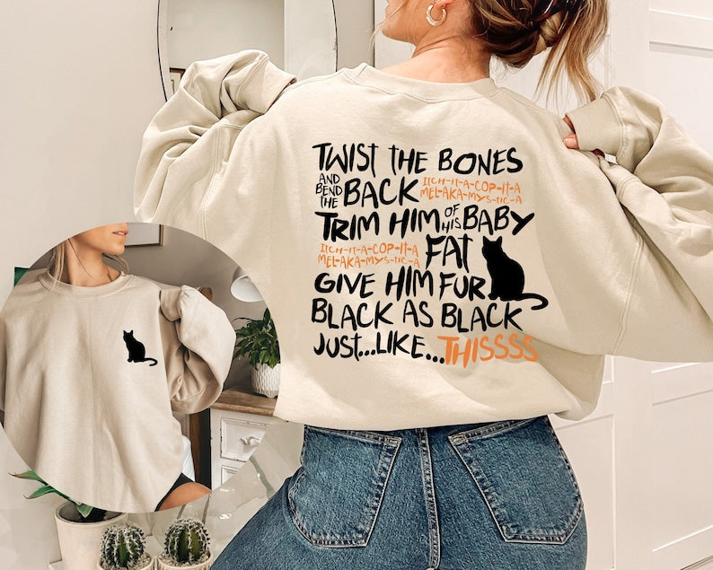Halloween Cat Sweatshirt