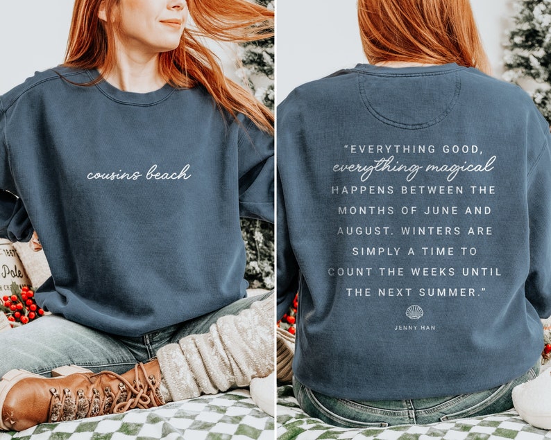 Cousins Beach Pretty Crewneck Sweatshirt